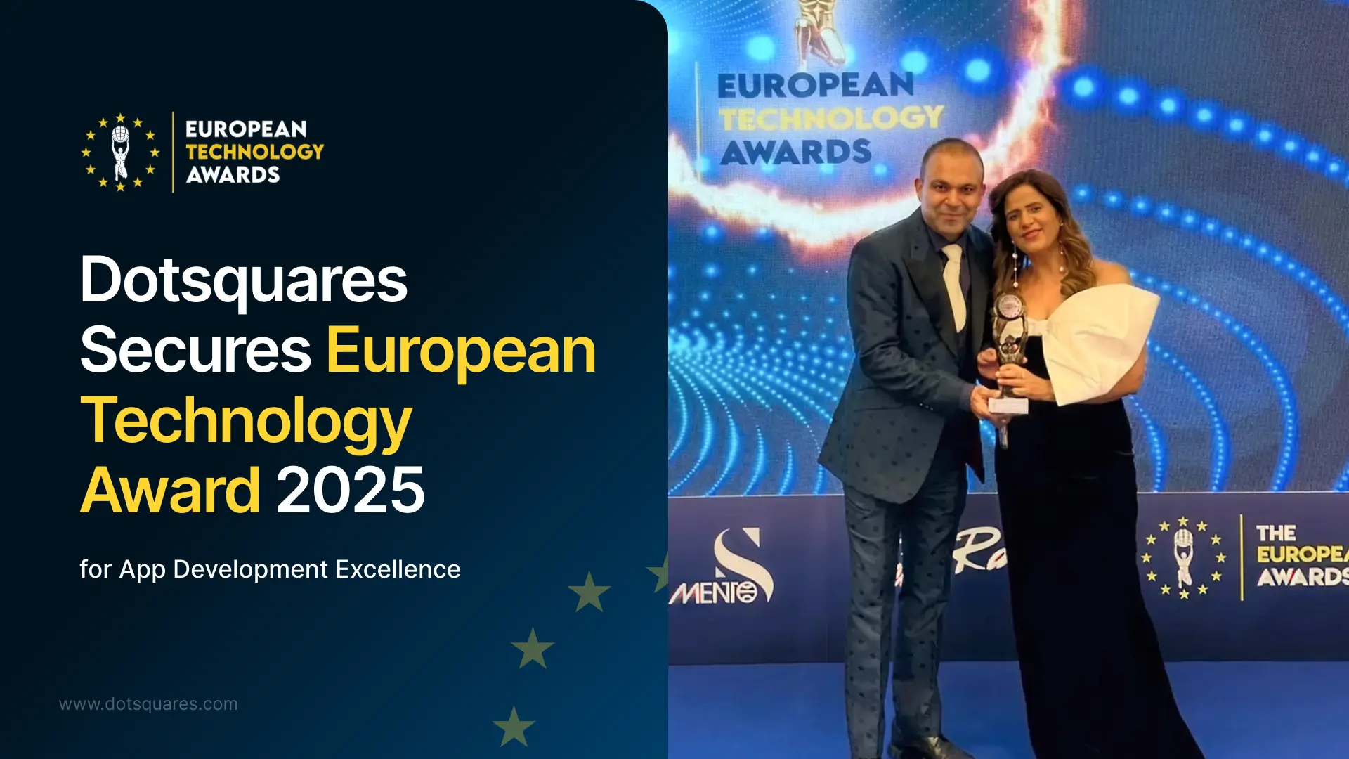 Dotsquares Honoured with The European Technology Awards 2025 for App Development Excellence