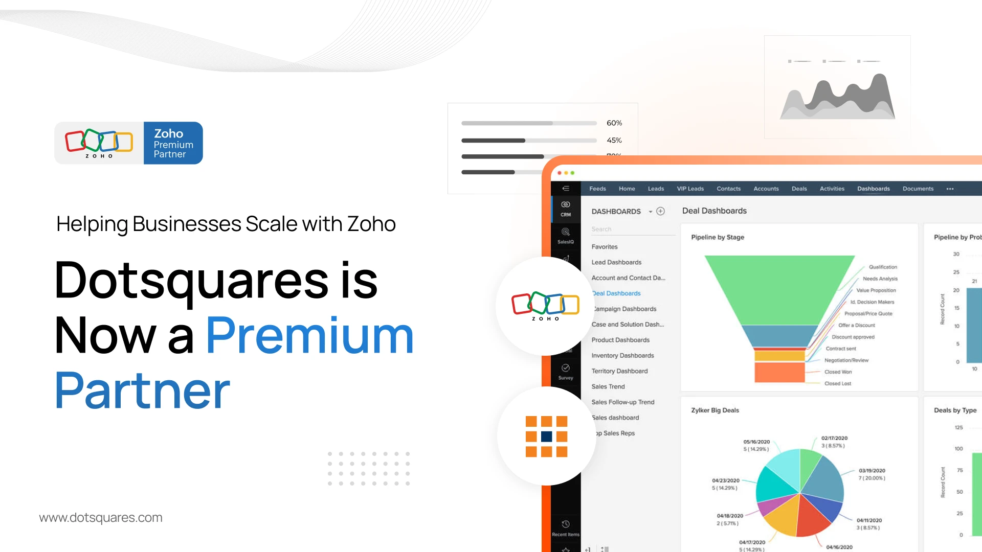 Helping Businesses Scale with Zoho – Dotsquares is Now a Premium Partner